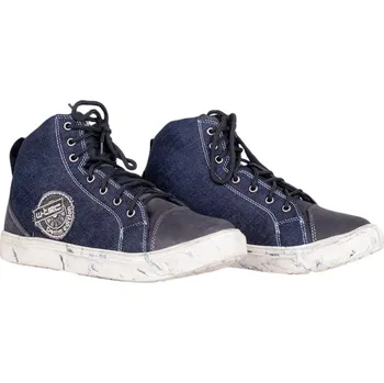 Moto obuv W-TEC Moto boty Denimo modrá - 41