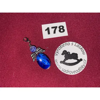 HandMade by VeJa Přívěšek - andílek pro štěstí/radost č.178