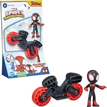 Spidey a jeho úžasní přátelé Miles Morales SpiderMan s motorkou