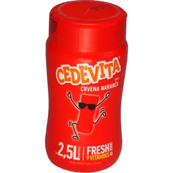 Limonáda Nápoj rozpustný Cedevita - červený pomeranč - nealkoholický nápoj - Chorvatsko - 200g