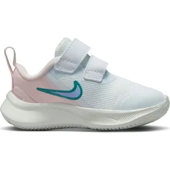 Dětská běžecká obuv Dětská volnočasová obuv Nike STAR RUNNER 3 6C Bílá, Růžová, Tmavě zelená