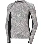 Dámský funkční svršek Helly Hansen WATERWEAR RASHGUARD W S Šedá, Černá
