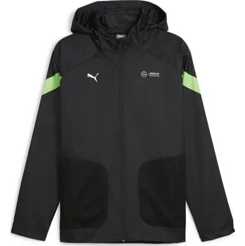 Pánská casual bunda Pánská bunda Puma MERCEDES-AMG PETRONAS F1 WOVEN JACKET L Černá, Bílá, Světle zelená