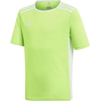 Chlapecký fotbalový dres adidas ENTRADA 18 JERSEY 164 Světle zelená, Bílá