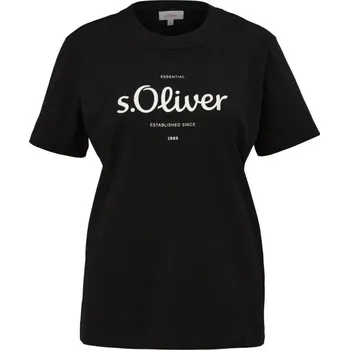 Tričko s.Oliver RL T-SHIRT 40 Černá, Bílá