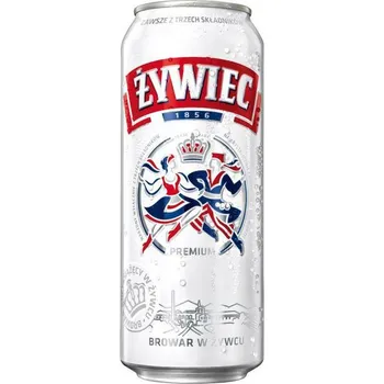 Pivo Žywiec piwo 5.6% - Plech - polské pivo - 0.5L