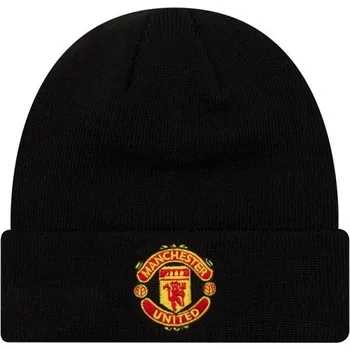Čepice Pánský kulich New Era ESSENTIAL Y CUFF BEANIE MANCHESTER UNITED CHILD Černá, Červená, Žlutá