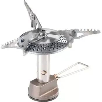 Turistický vařič Univerzální vařič HIKER Meva (Vařič 2,4 KW pro přípravu pokrmů, zajišťující plošný ohřev nádoby, vhodný jak pro běžnou turistiku, tak i pro horolezecké výstupy. Váha 70 gramů.)