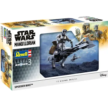 Plastikový model Revell Plastic ModelKit Star Wars 06786 - Speeder Bike (1:12)