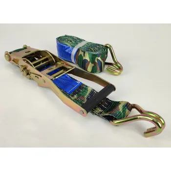 Upínací popruh Pás upínací 3t/2m s hákem a ráčnou maskáčový