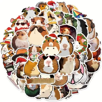 samolepka Set 50 samolepek křeček - morče (Samolepky křeček - morče)