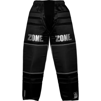Florbalový dres Zone floorball Goalie pants INTRO black/silver Brankářské kalhoty L, černá / stříbrná