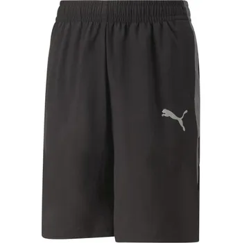 Chlapecké kraťasy Puma ACTIVE SPORTS WOVEN SHORTS 128 Černá, Šedá