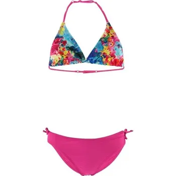 Dívčí plavky Dívčí dvoudílné plavky AQUOS CARMELA 128/134 Růžová, Mix