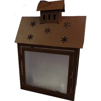 Bytová dekorace Lucerna hnědá, M|Ego Dekor