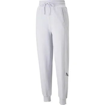 Dámské tepláky Puma POWER NOVA SHINE COLORBLOCK HIGH - WIST PANT TR S Fialová, Černá