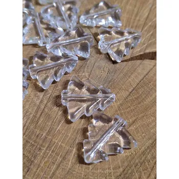 Korálek Plastové korálky stromeček čirý