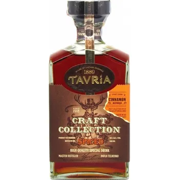 Likér Brandy Tavria Strong drink Craft Collection Spiced - Ukrajina 35% - 0,5L