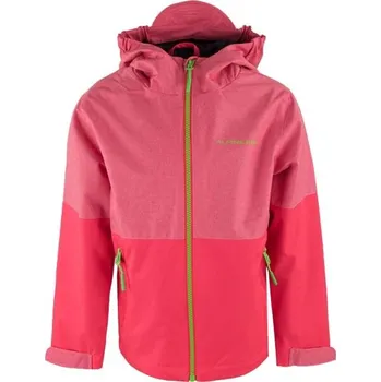 Dívčí bunda Dětská bunda ALPINE PRO HODERA 116-122 Růžová, Zelená