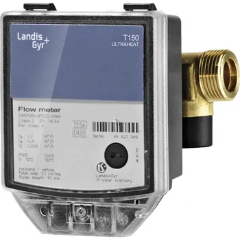 Průtokoměr Landis + Gyr Ultrazvukový průtokoměr Ultraheat T150 (2WR7...),Landis+Gyr, G 1",190 mm, Qp= 0,6 m3/hod