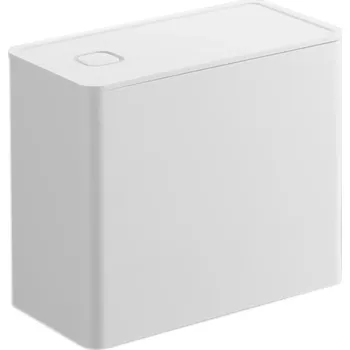 Dóza na potraviny Bílá plastová dóza na kávu Yamazaki Tower 1,6 l