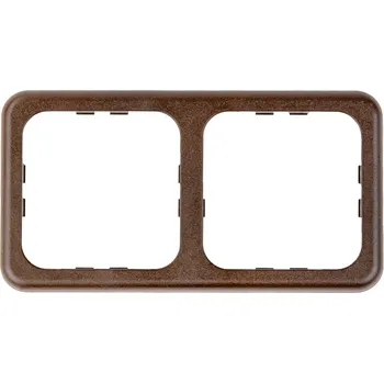 Inprojal Krycí rámeček Varianta:: Dvojrámeček, Barva:: hnědá