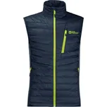 Pánská outdoorová vesta Jack Wolfskin ROUTEBURN PRO INS VEST M S Tmavě modrá, Zelená