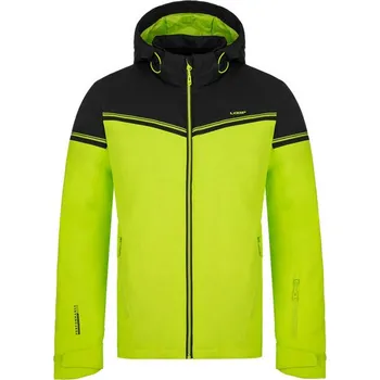 Pánská lyžařská bunda LOAP FLOID 2XL Reflexní neon, Černá