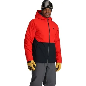 Pánská zimní bunda 3 v 1 Spyder GRAND 3 IN 1 XXL Červená, Černá