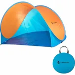 Samorozkládací plážový stan SPRINGOS TEXAS oranžovo-modrý