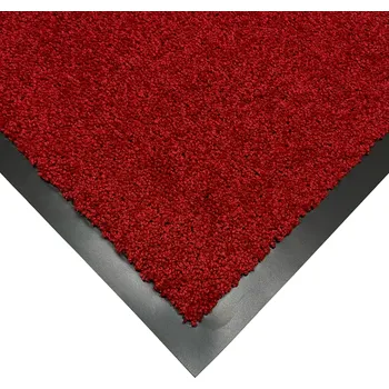 Rohožka Červená vnitřní čistící vstupní rohož FLOMA Future - 60 x 90 x 0,5 cm