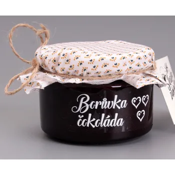 Domácí džem, borůvka čokoláda