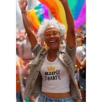 Nášivka Nažehlovací nápis - Nejlepší babi