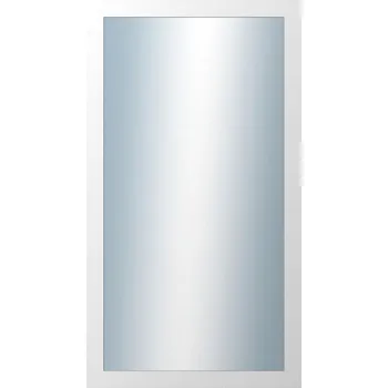 Zrcadlo DANTIK - Zarámované zrcadlo - rozměr s rámem cca 50x90 cm z lišty 4020 bílá (2765)