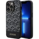Guess PU G Cube MagSafe Zadní Kryt pro iPhone 15 Pro Black