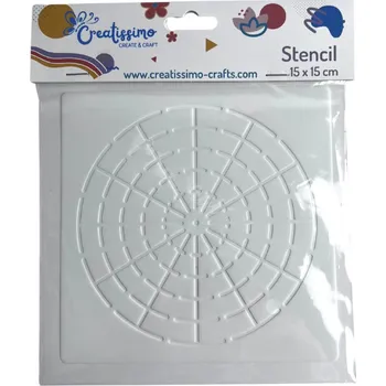 Plastová šablona, TERČ, 15 cm, 1 kus