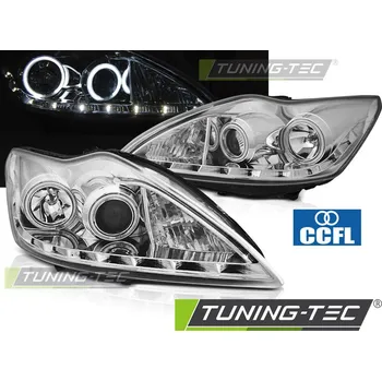 Přední světlomet FORD FOCUS II 02.08-10 ANGEL EYES CCFL CHROME