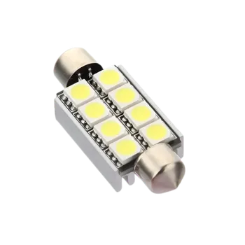 led svíčka LED AUTO ŽÁROVKA LED C5W 8 SMD 5050