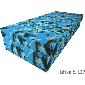 Postel Válenda David s úložným prostorem - bavlna 90x200, Barva látky: č. 137