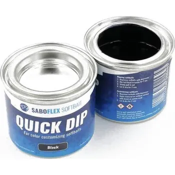 Návnadové aroma Barva na nástrahy SABOFLEX Quick Dip - Black