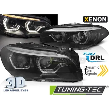 Přední světlomet XENON SVĚTLOMETY ANGEL EYES LED DRL BLACK SEQ pro BMW F10/F11 10-13