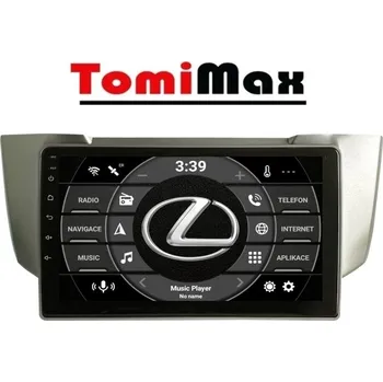 Autorádio TomiMax Lexus Android 14 autorádio s WIFI, GPS, USB, BT HW výbava: QLED 4 Core 2GB+32GB LOW - pouze displej A,C - Model auta: Lexus RX300 RX330 RX350 2003-2010, Velikost obrazovky: Dotyková obrazovka: 9"
