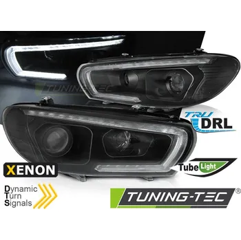 Přední světlomet XEONON SVĚTLOMETY TUBE SEQ LED BLACK pro VW SCIROCCO 08-04.14