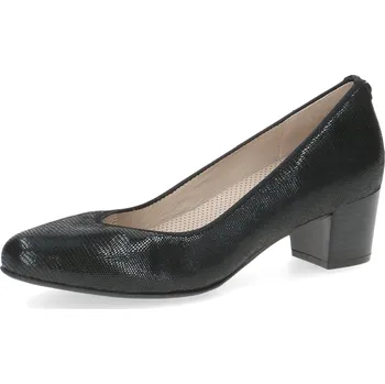 Dámské lodičky Dámské lodičky 9-22308-43-010 Caprice černé Barva: black reptile, Velikost: 40