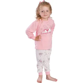 Dívčí pyžamo Dívčí pyžamo Betty Mode vel. 104,110,116 růžové víla