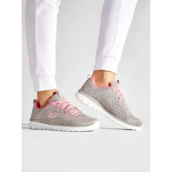 Dámská obuv Skechers Sneakersy Get Connected 12615/GYCL Šedá 35