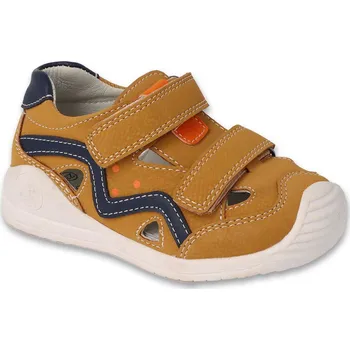 BEFADO 170P084 chlapecké sandálky SNAKE hnědé 22 170P084_22