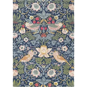 Koberec Luxusní květinový koberec Morris & Co Strawberry Thief indigo 027708 Brink & Campman 140 x 200