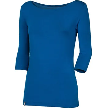Dámské tričko Dámské bambusové triko PROGRESS Anika modré Velikost: S