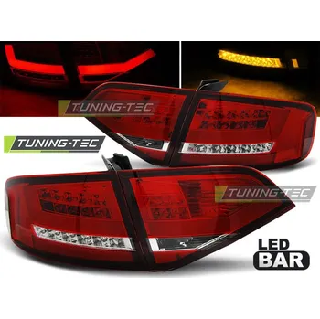 Zadní světlomet LED Zadní světla ČERVENÁ BÍLÁ odpovídá AUDI A4 B8 08-11 SEDAN